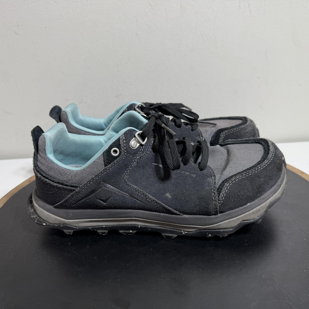 Altra Trail Shoes Womens Size 7.5 Gray Suede Mesh Hiking Sneakers AL0A5482221